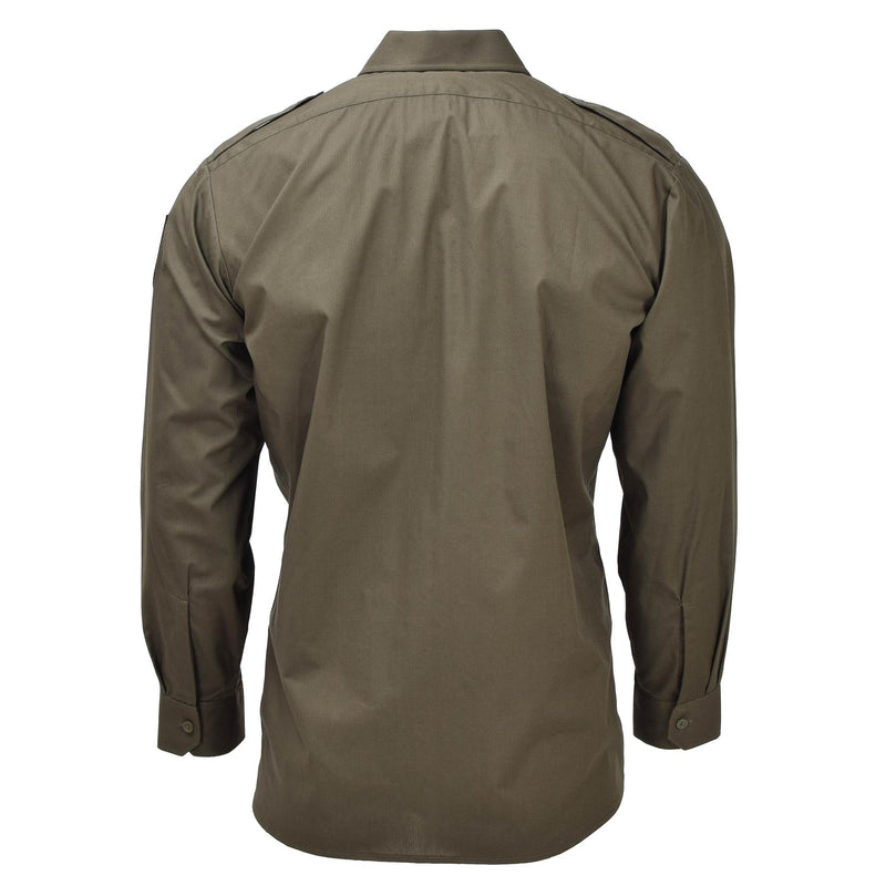 Original Austrian military Armed Forces olive shirts field classic service NEW