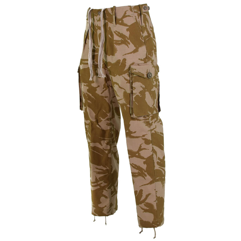 Véritable pantalon de combat de l'armée britannique DPM Pantalon désert Ripstop ignifuge NEUF