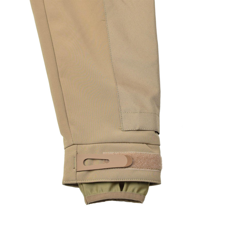 Veste de randonnée coupe-vent MIL-TEC Softshell coupe-vent Zips doublure polaire Coyote