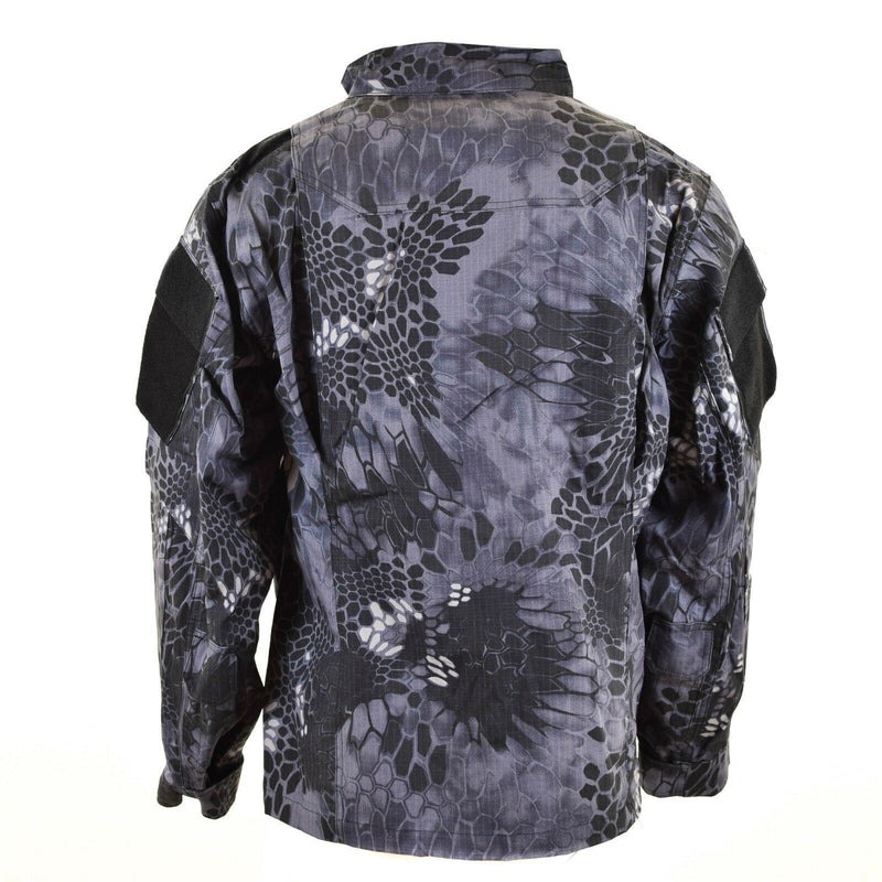 Veste de combat de style militaire de marque Mission Snake Black Camouflage uniforme