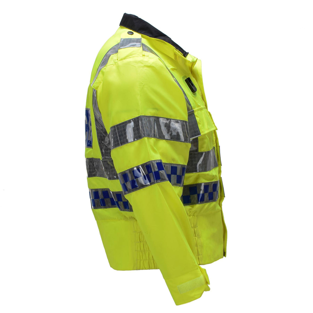 Original Scottish Police High Visibility Reflective Uniform Jacket Yellow