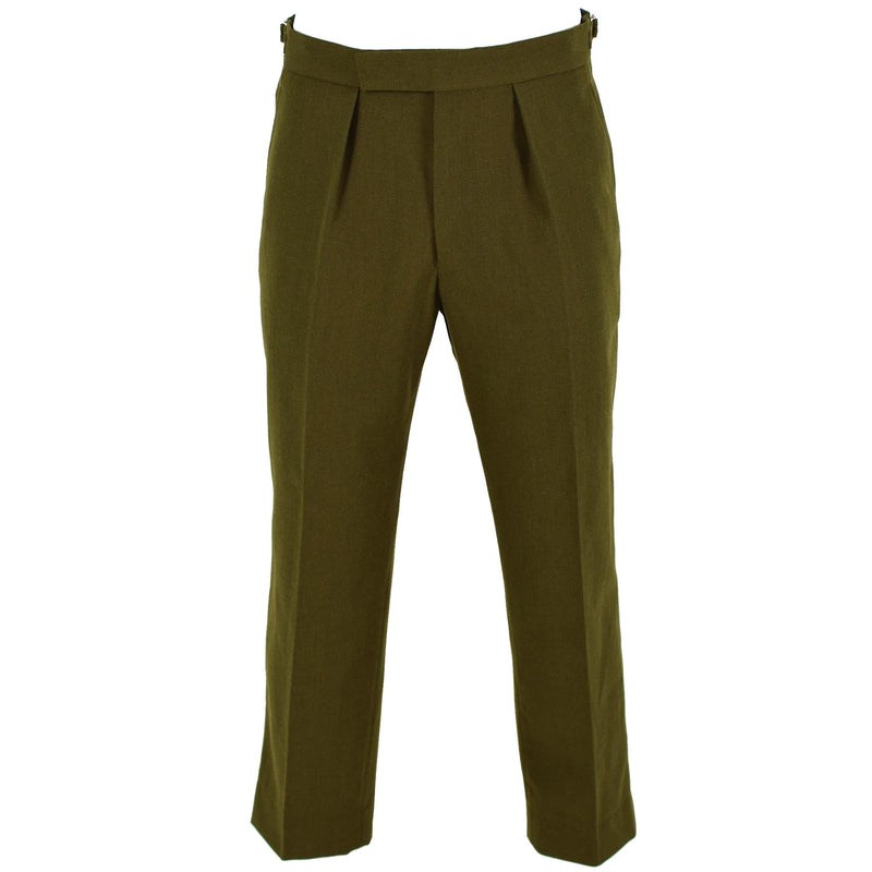Pantalon d'uniforme officiel de l'armée britannique d'origine Pantalon de parade OD