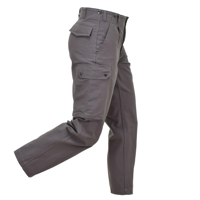 Pantalon de combat militaire Leo Kohler pantalon cargo en coton olive uni
