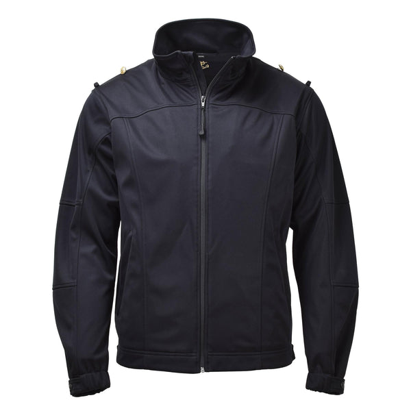 Veste de combat originale de l'armée allemande à fermeture éclair noire softshell col haut NEUF