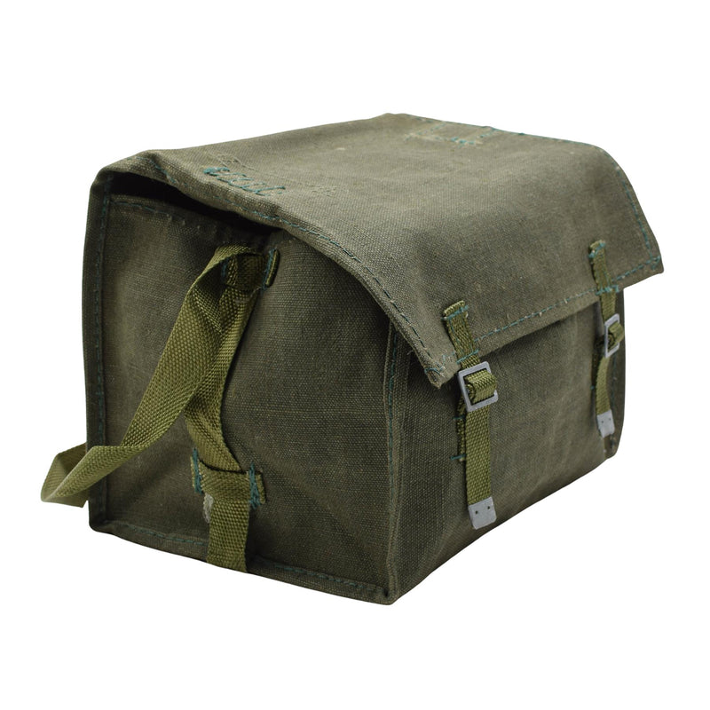 Original Polish Army Shoulder Vintage Olive Green Haversack Retro Bread Bag NEW