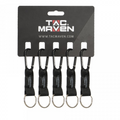 TAC MAVEN Tactical 5mm Aluminum Carabiner Clips 5 Pack Outdoor Camping Keychain