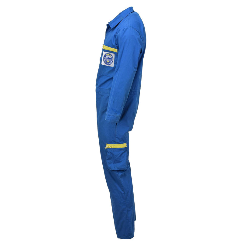 Combinaison militaire allemande originale de la Bundeswehr Oko-tex bleu résistant aux acides