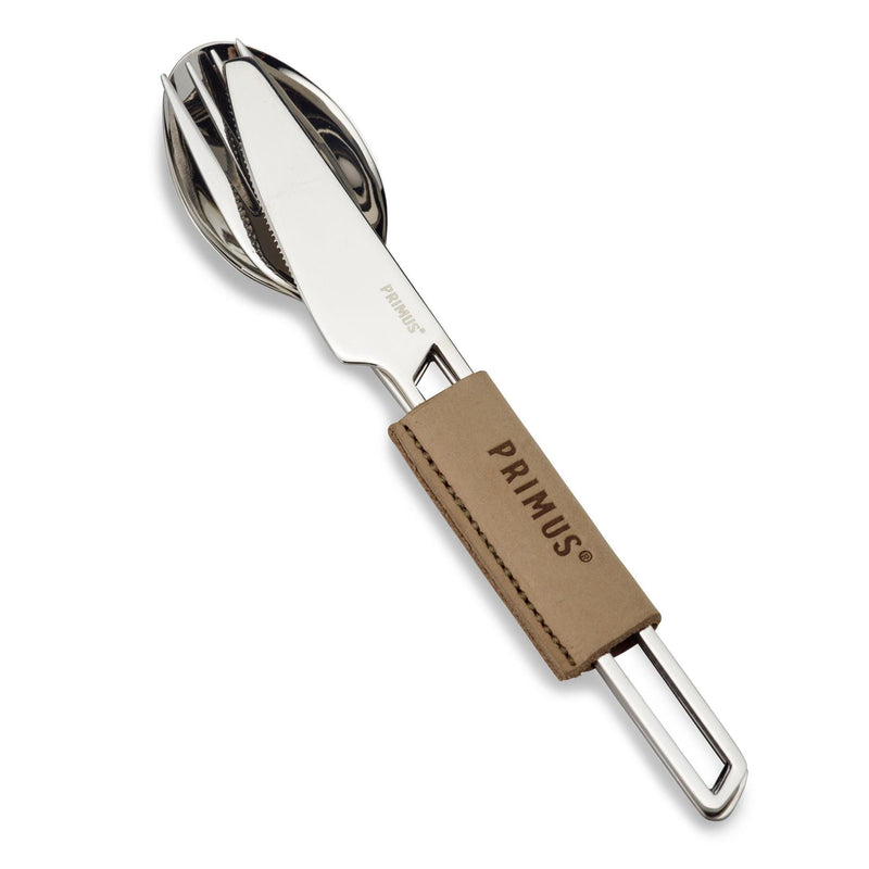 Ensemble de couverts Primus CampFire, ustensiles de camping et de randonnée légers en acier inoxydable