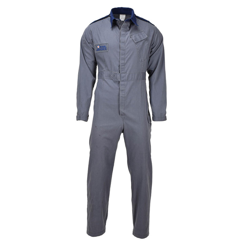 Véritable uniforme de la Royal Air Force britannique pour homme, combinaison bleue