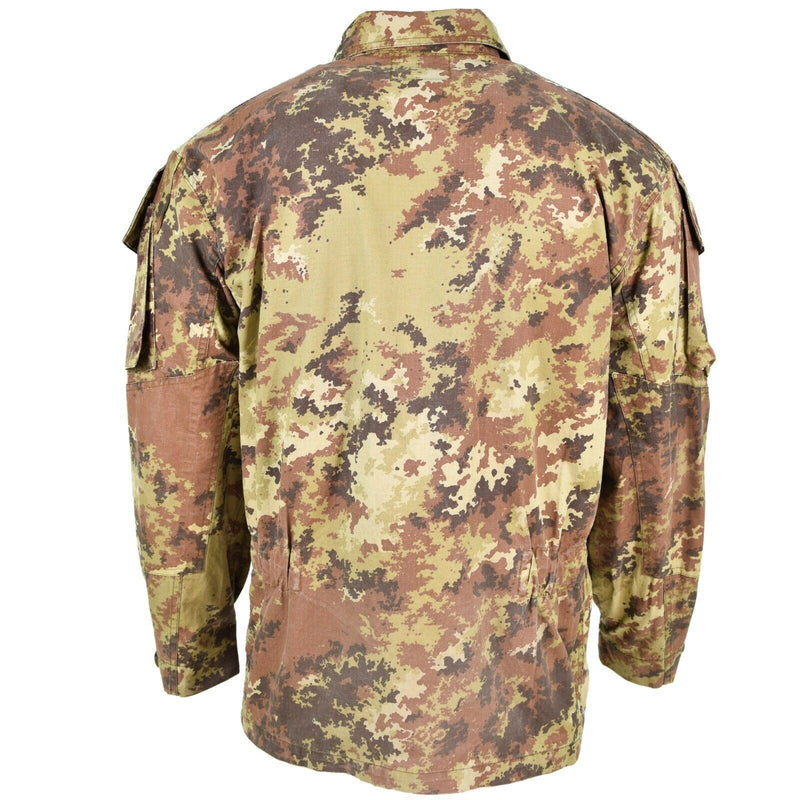 Genuine Italian army Rip Stop Vegetato camo ACU jacket combat field shirt Blouse