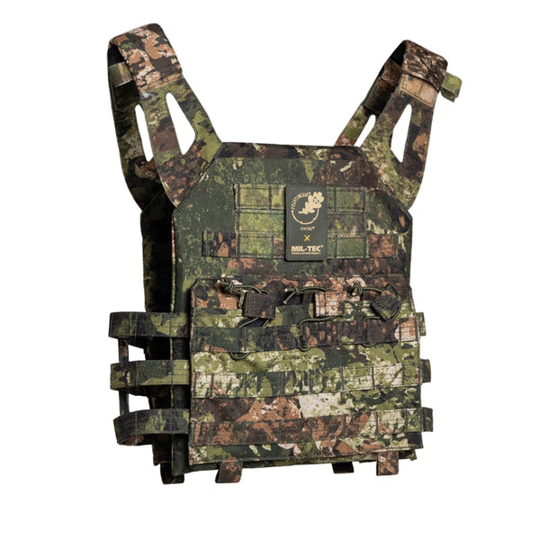 MIL-TEC army Plate carrier Gen II camouflage vest PVC coated comfortable molle