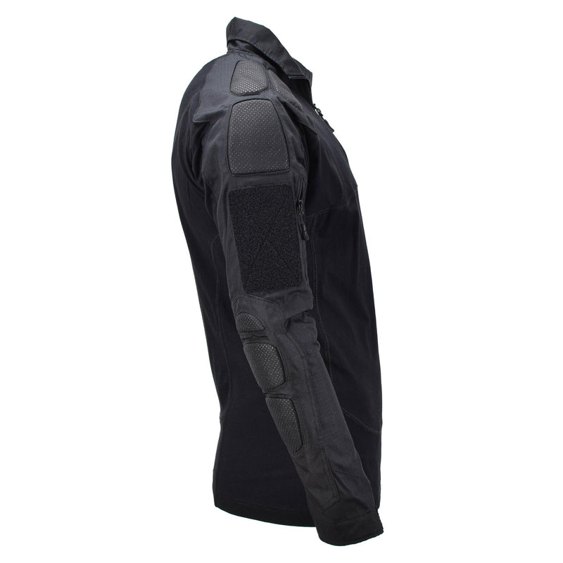 Chemise de combat tactique durable de style militaire de marque Mil-Tec Chimera noire