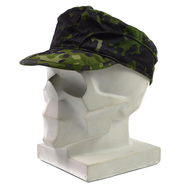Véritable casquette de terrain de l'armée danoise militaire M84 Flecktarn Camo chapeau d'été jungle
