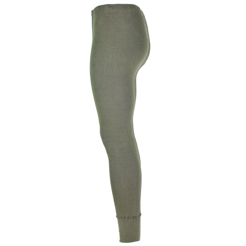 Pantalon de l'armée allemande authentique, caleçon long OD Olive, sous-vêtement pour temps froid, NEUF