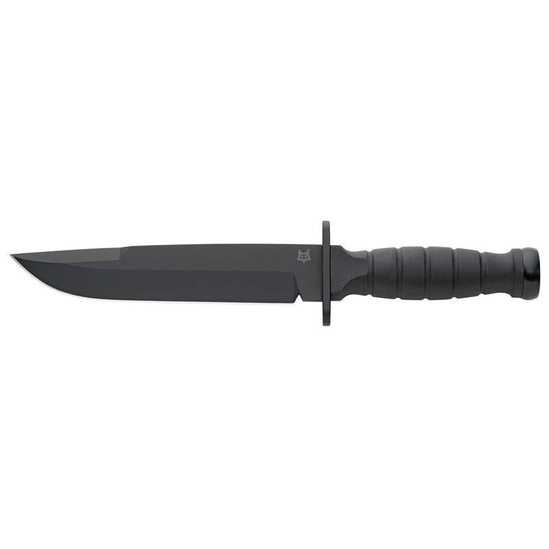 Couteau fixe Fox Knives Brand FX-689 Defender lame à pointe de clip tactique noire