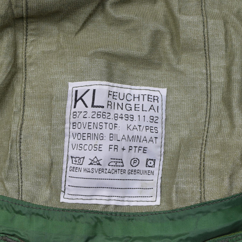 Parka militaire néerlandaise originale à capuche, camouflage d'hiver tactique DPM léger