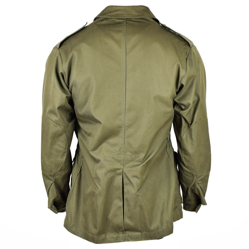 Veste-chemise verte olive originale de l'armée italienne, édition excédentaire militaire BDU