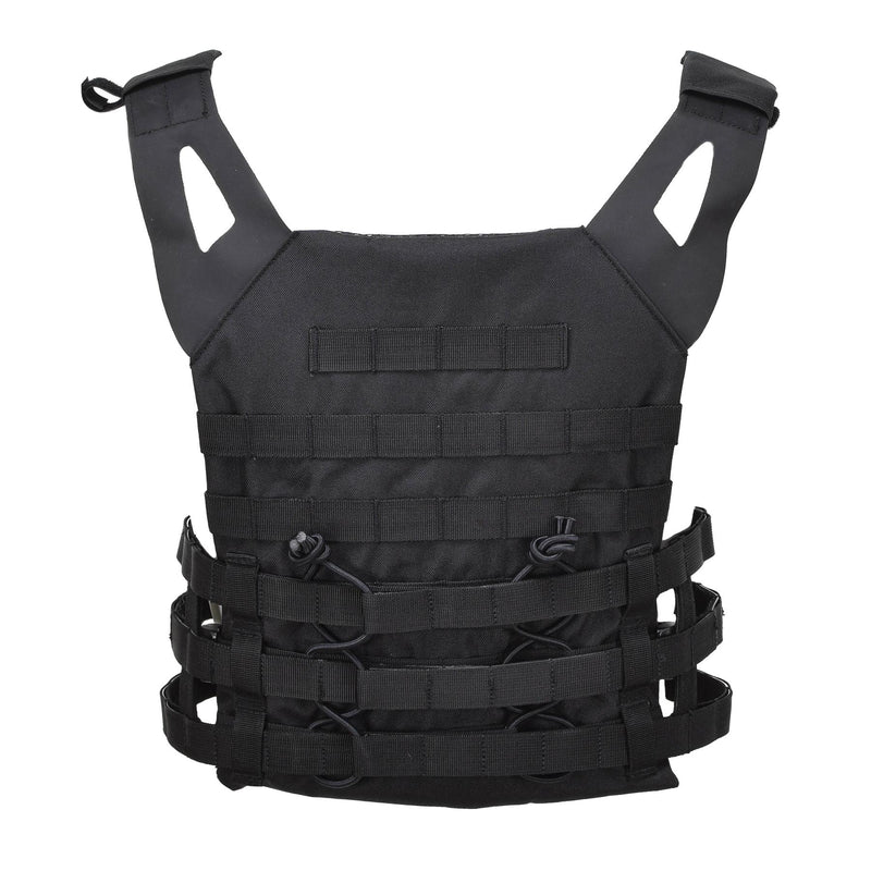 Gilet tactique de combat modulaire pour porte-plaques militaire MIL-TEC GEN II Noir