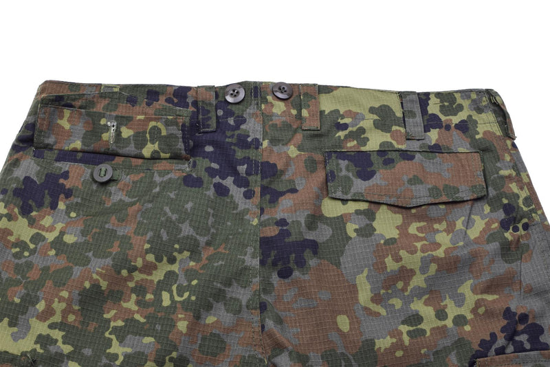 Pantalon de combat de style armée allemande de marque TACGEAR, cargo, camouflage, ripstop, flecktran