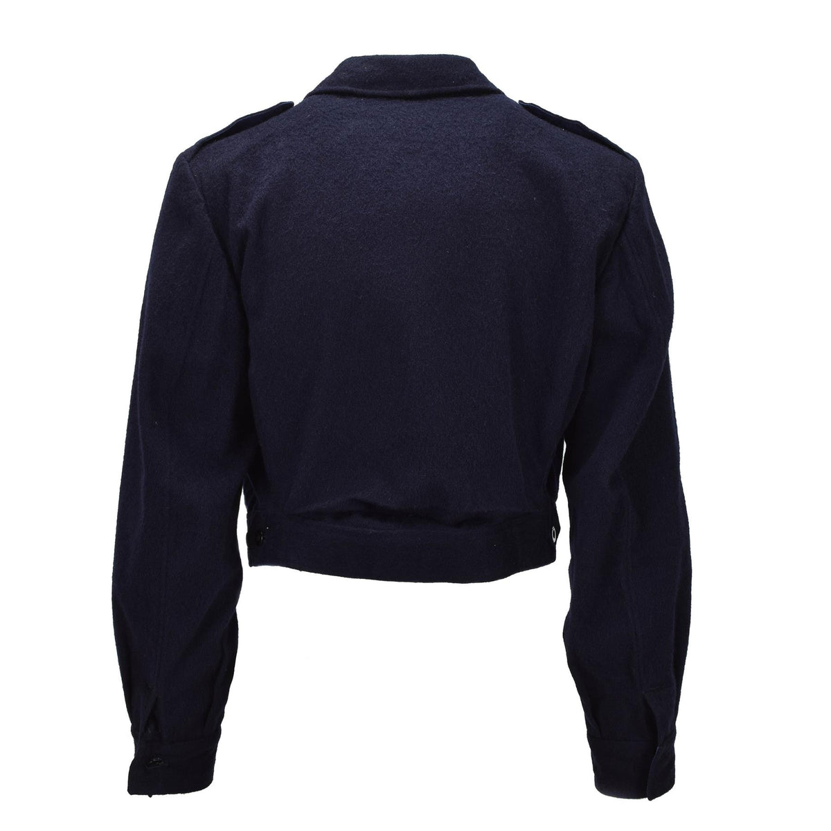 Veste Originale Armée Française M47 IKE Laine Fermeture Bouton Vintage Bleu