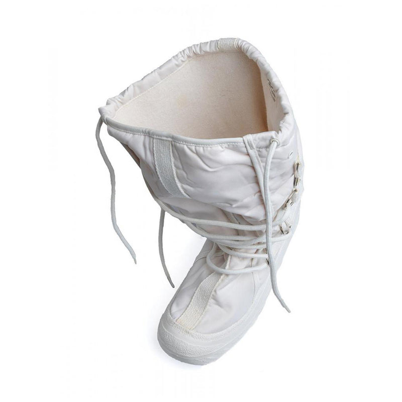 Bottes de neige militaires italiennes authentiques, lacets chauffants à rétention de chaleur, blanches, NEUF