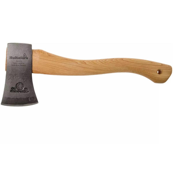 Hache forgée à la main HULTAFORS H006SV, hache en acier au carbone, manche en bois d'hickory durable