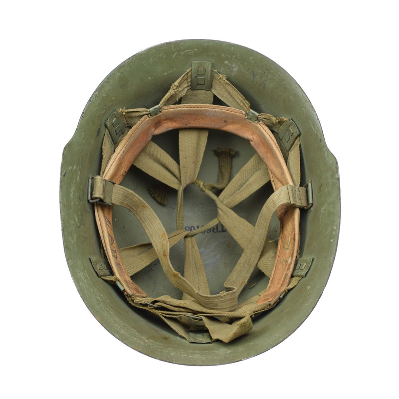 Casque tactique serbe original en acier avec jugulaire pour équipement de combat Olive