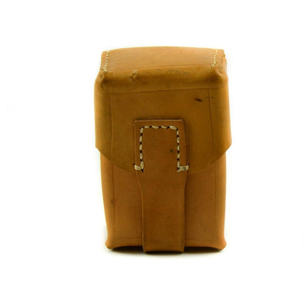 Pochette à munitions en cuir marron d'origine de l'armée tchèque serbe yougoslave