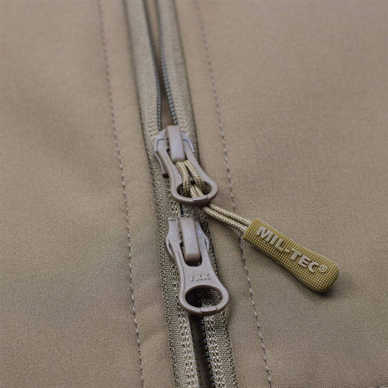 Veste de randonnée à capuche style militaire MIL-TEC SCU14 Dark Coyote