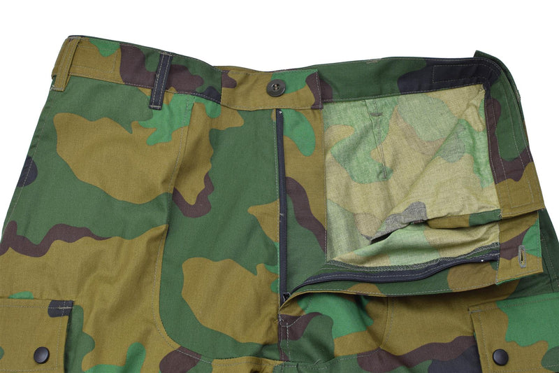 Pantalon tactique militaire néerlandais authentique, pantalon de combat renforcé, camouflage jungle, NEUF