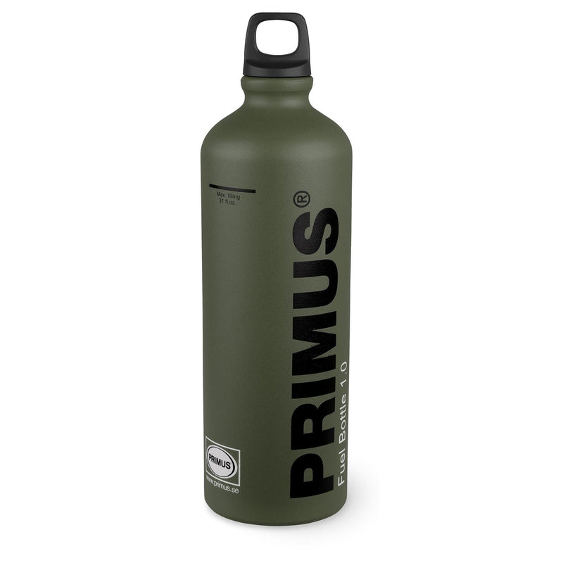 Primus Stove green fuel bottle camping burner liquid multi-fuel aluminum flask