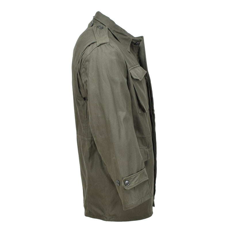 Véritable veste de campagne militaire grecque M65 de type américain, uniforme de l'armée olive, surplus NEUF