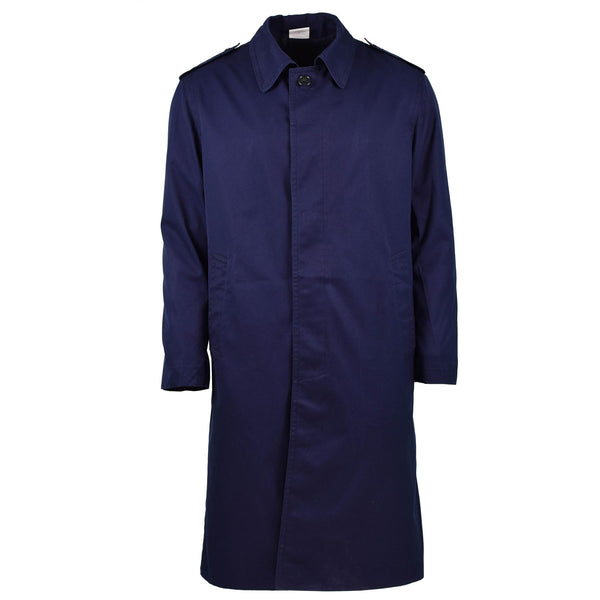 Véritable imperméable militaire français Trench-coat de l'armée de l'air bleu imperméable