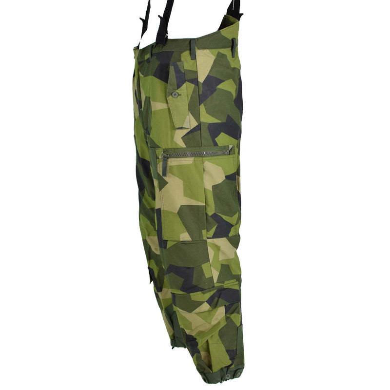 Pantalon de tanker thermique suédois d'origine m90 camouflage éclats pantalon BDU NEUF