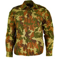 Chemise de combat M90 originale de l'armée roumaine, poches poitrine, camouflage à feuilles extérieures