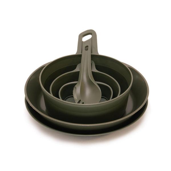 Ensemble de vaisselle de camping Wildo EXPLORER KIT Ustensiles d'extérieur légers sans BPA
