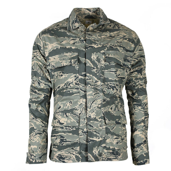 Veste originale de l'armée américaine Airforce AF ABU camouflage à rayures tigrées NEUF