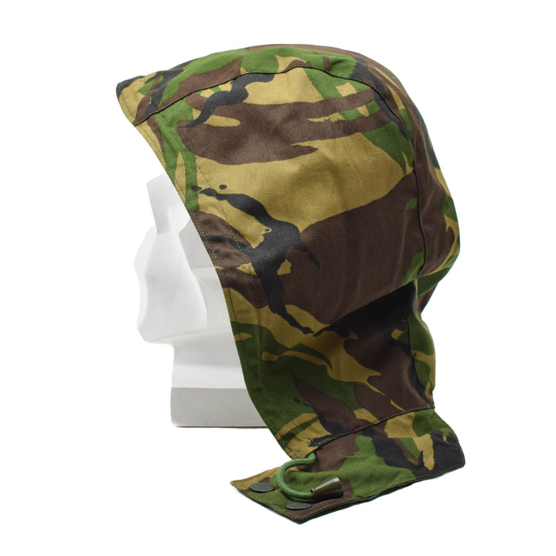 Parka militaire néerlandaise originale à capuche, camouflage d'hiver tactique DPM léger