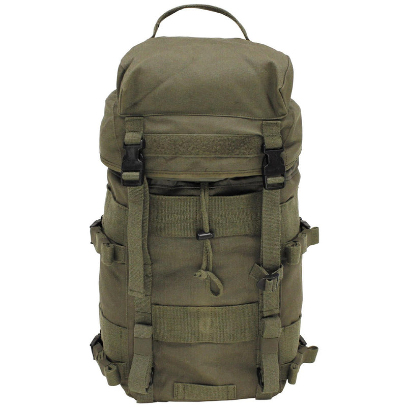 Sac à dos tactique militaire d'origine autrichienne avec couvercle supérieur amovible 25 l OD Green