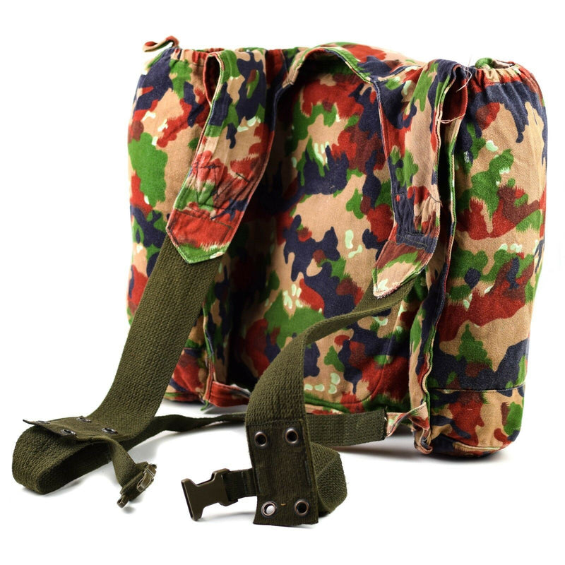 Véritable sac à dos de l'armée suisse Sac à dos de sniper Alpen Camo avec bretelles