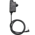 Earmor PTT Adaptateur Motorola 1 Broche Radio Casque Filaire Tactique Noir