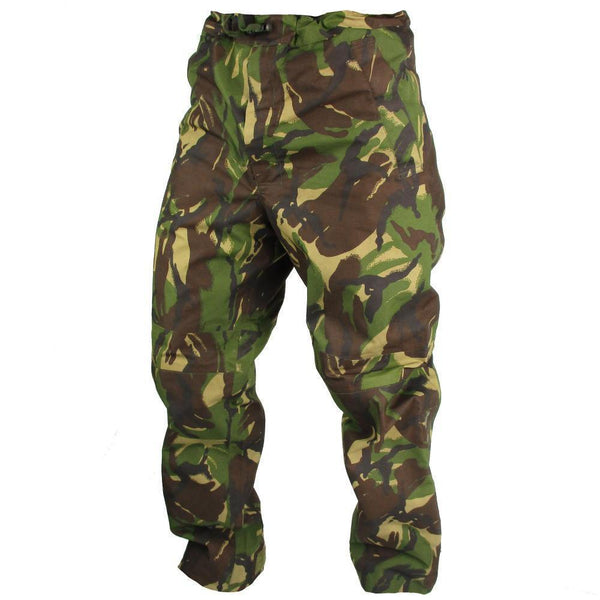 Pantalon de pluie camouflage DPM de combat militaire de l'armée britannique d'origine imperméable Goretex
