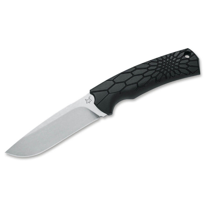 Couteau à lame fixe Fox Knives Brand Italy Core VOX en acier becut noir