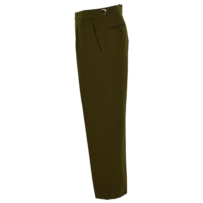 Pantalon d'uniforme officiel de l'armée britannique d'origine Pantalon de parade OD