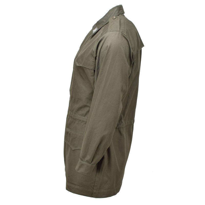 Parka militaire italienne originale avec doublure matelassée amovible olive NEUF