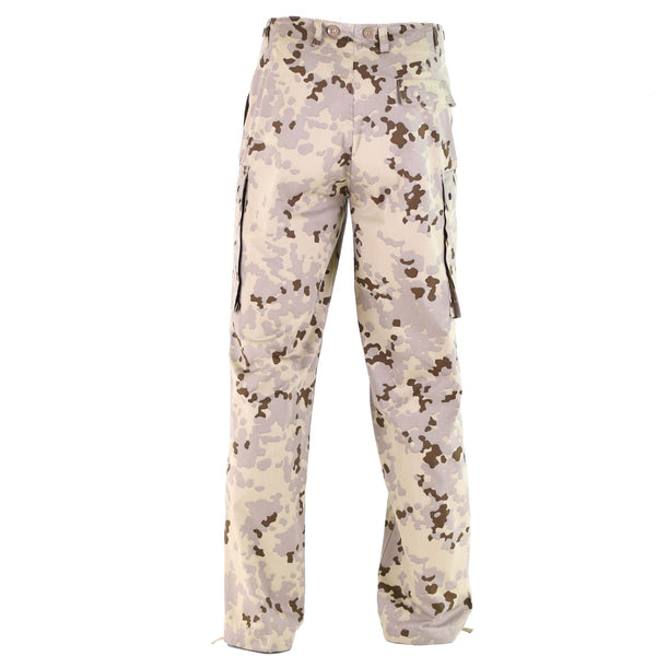 Pantalon de combat de campagne camouflage désert authentique de l'armée allemande, pantalon tropical NEUF
