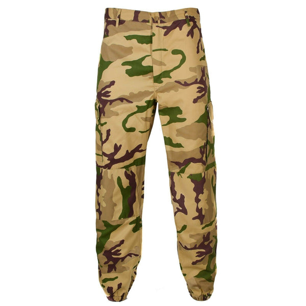 Pantalon de combat original de l'armée italienne Pantalon de terrain camouflage Desert tropic NEUF