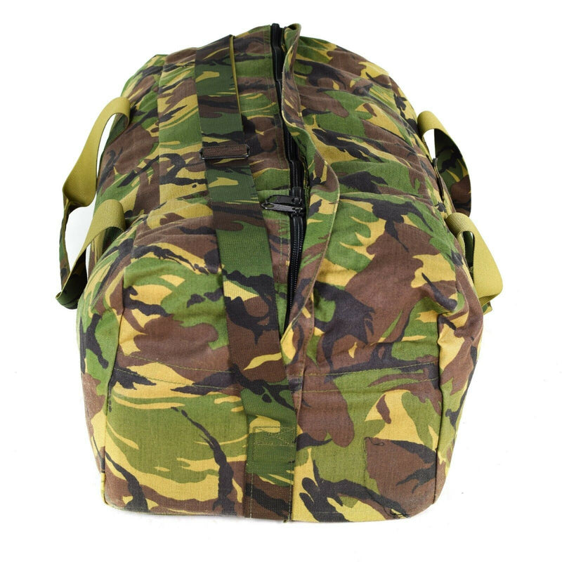 Sac de transport de week-end authentique de l'armée néerlandaise DPM Woodland