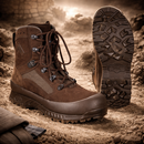 Original British Military Lady Tactical Boots Haix GoreTex Membrane Brown