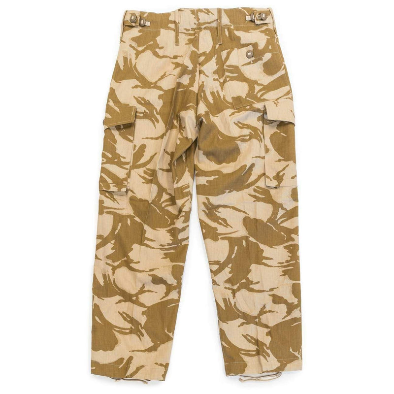 Véritable pantalon de combat de l'armée britannique Pantalon militaire du désert 95 léger NEUF